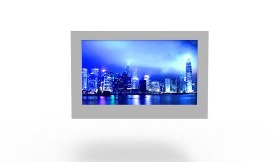 Màn hình màn hình cảm ứng LCD ngoài trời loại công nghiệp 86 Ứng dụng gắn tường Hiển thị độ sáng cao với kết nối quang học